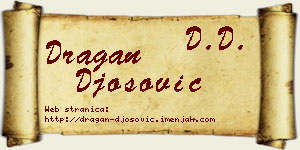 Dragan Đošović vizit kartica
